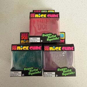 Bundle Needoh Nice Cube - Pink & Blue & Purple